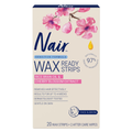 Nair Sensitive Wax Ready Strips 20 Pack