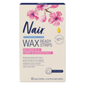 Nair Sensitive Wax Ready Strips 40 Pack