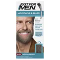 Just For Men Moustache & Beard Brush-In Colour Gel Medium Brown
