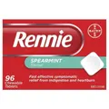 Rennie Indigestion &amp; Heartburn Relief Spearmint 96 Tablets