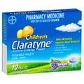Claratyne Childrens Hayfever &amp; Allergy Relief Chewable 10 Tablets
