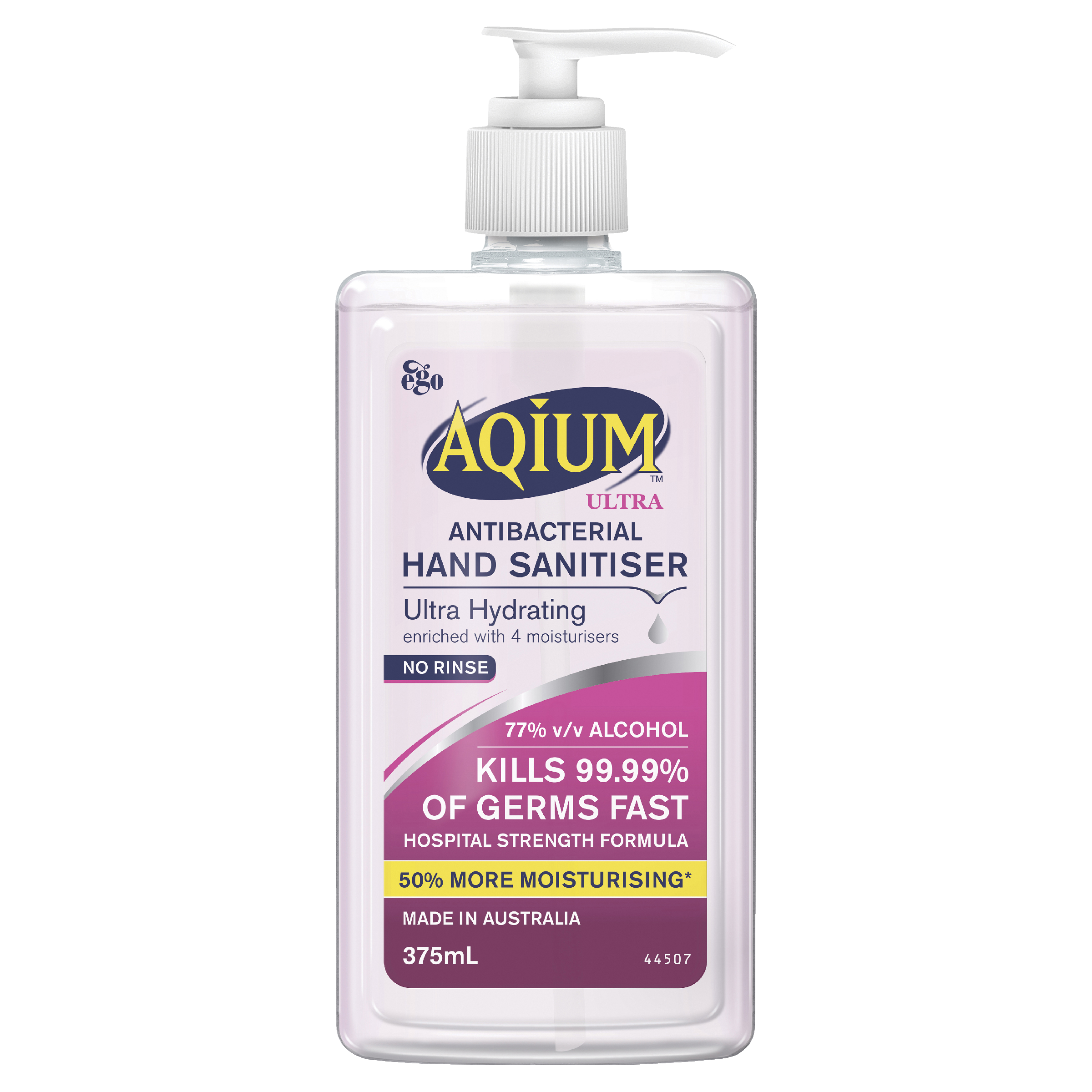 Ego Aqium Ultra Antibacterial Hand Sanitiser 375ml