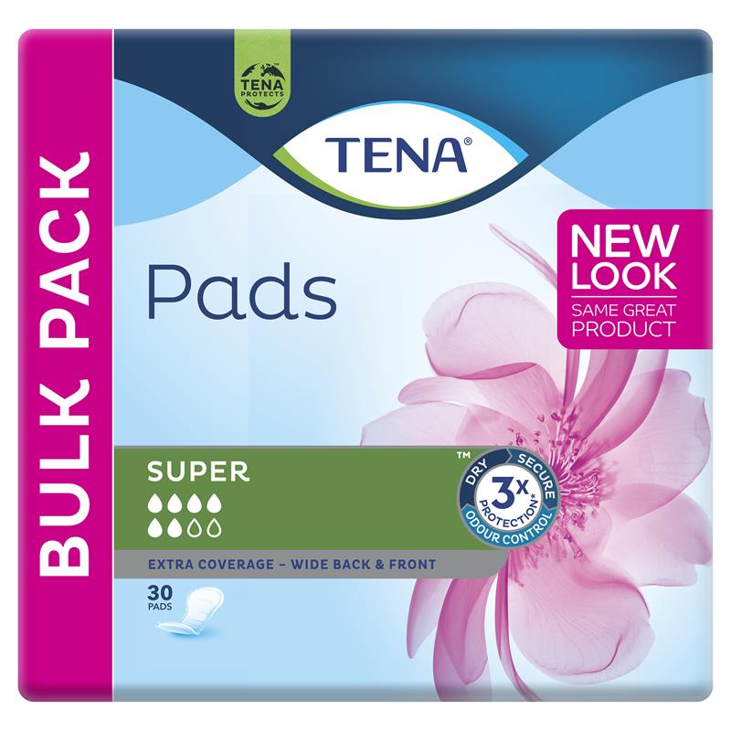 TENA Pads Super 30 Pack