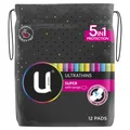 U by Kotex Super Ultrathins Pads with Wings 12 Pack
