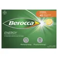 Berocca Energy Vitamin Orange Effervescent Tablets 45 pack