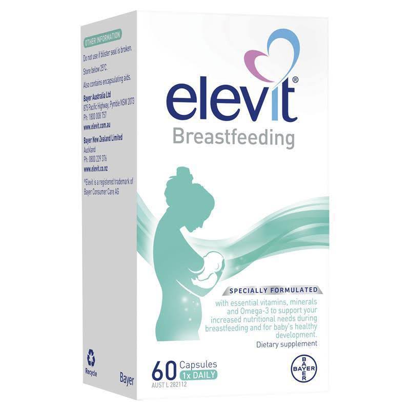 Bayer elevit breastfeeding multivitamin – 60 capsules
