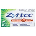 Zyrtec Rapid Acting Mini Tablets 50 Pack