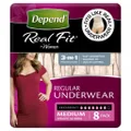 Depend Real Fit For Women Underwear Medium - 8 Pants