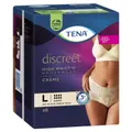 TENA Discreet High Waist Underwear Creme Super Large 8 Pack