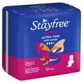 Stayfree Ultra Thin Super with Wings 12 Pack