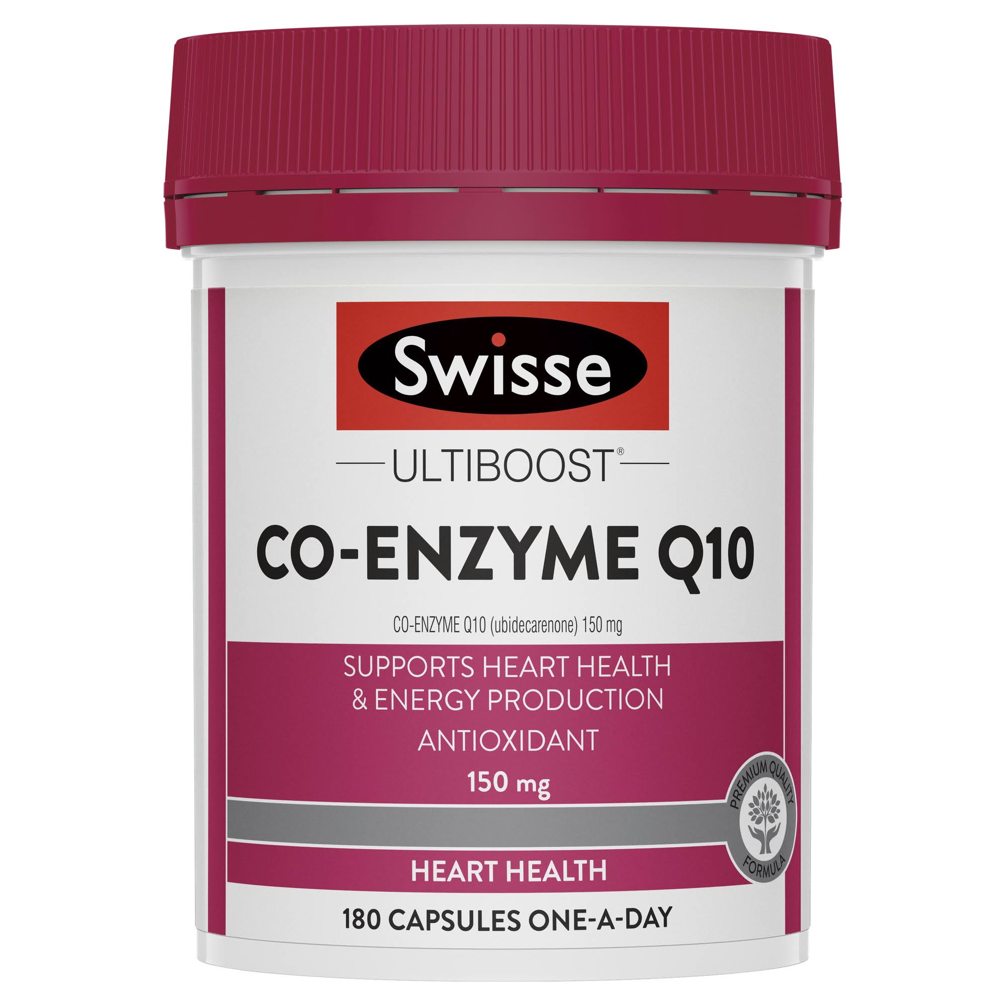 Swisse Ultiboost Co-Enzyme Q10 150mg 180 Capsules