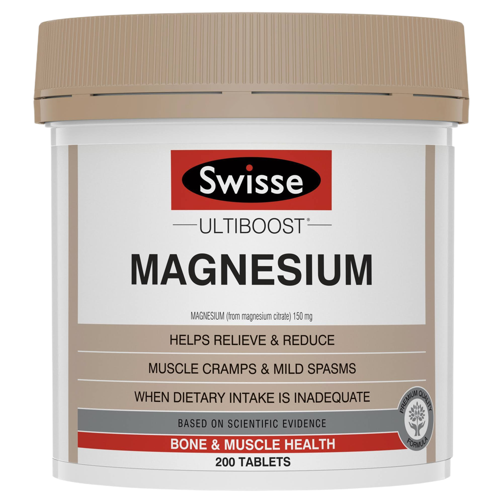 Swisse Ultiboost Magnesium - 200 Tablets
