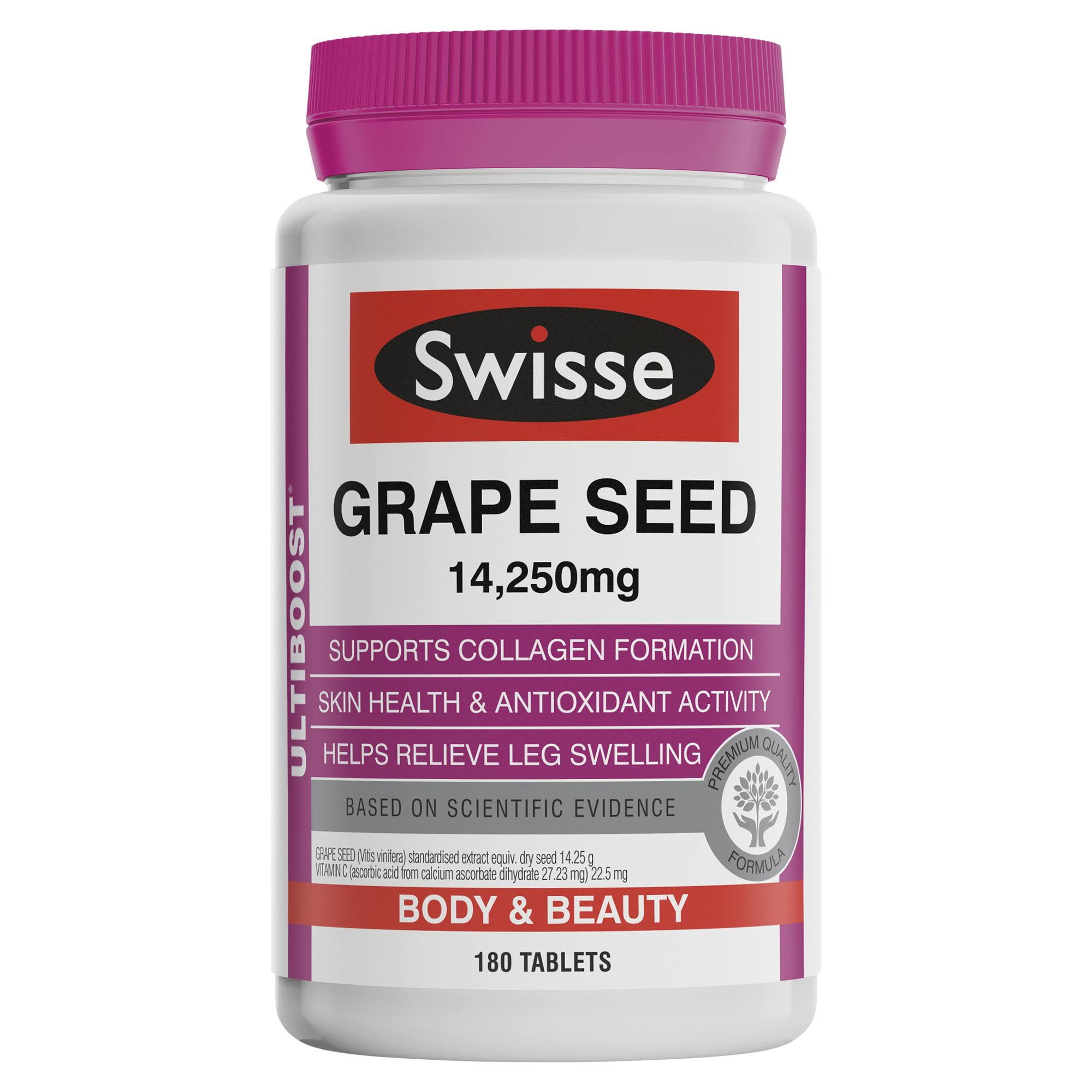 Swisse Ultiboost Grape Seed 14,250mg 180 tablets