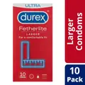 Durex Fetherlite Ultra Larger Condoms 10pk