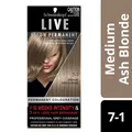 Schwarzkopf Live Salon Permanent 7-1 Medium Ash Blonde