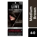 Schwarzkopf LIVE Salon Permanent 4-0 Medium Brown