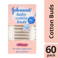 Johnson's Baby Cotton Ear Buds 60 Pack