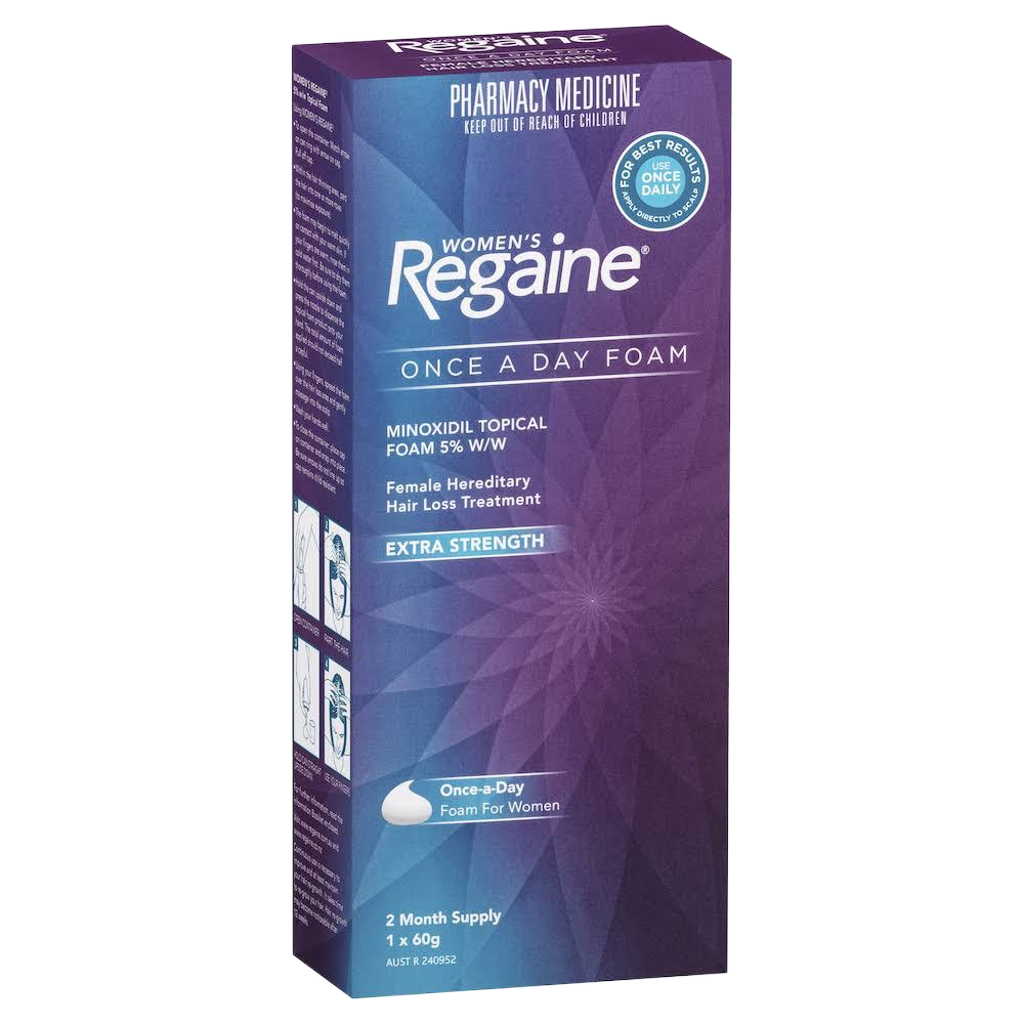 Regaine Women's Extra Strength Foam - 60g Hair Regrowth Treatment for Thinning Hair