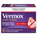 Vermox Choc Chew Effective Treatment 6 Tablets