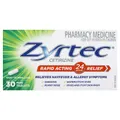 Zyrtec Rapid Acting Mini Tablets 30 Pack