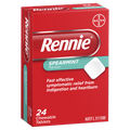 Rennie Indigestion & Heartburn Relief Spearmint 24 Tablets
