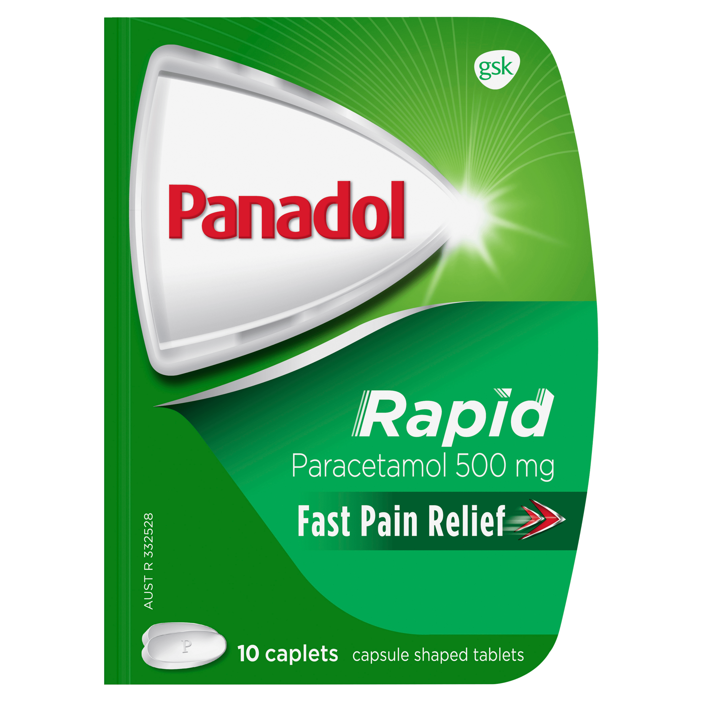 Panadol Rapid Pain Relief 10 Caplets