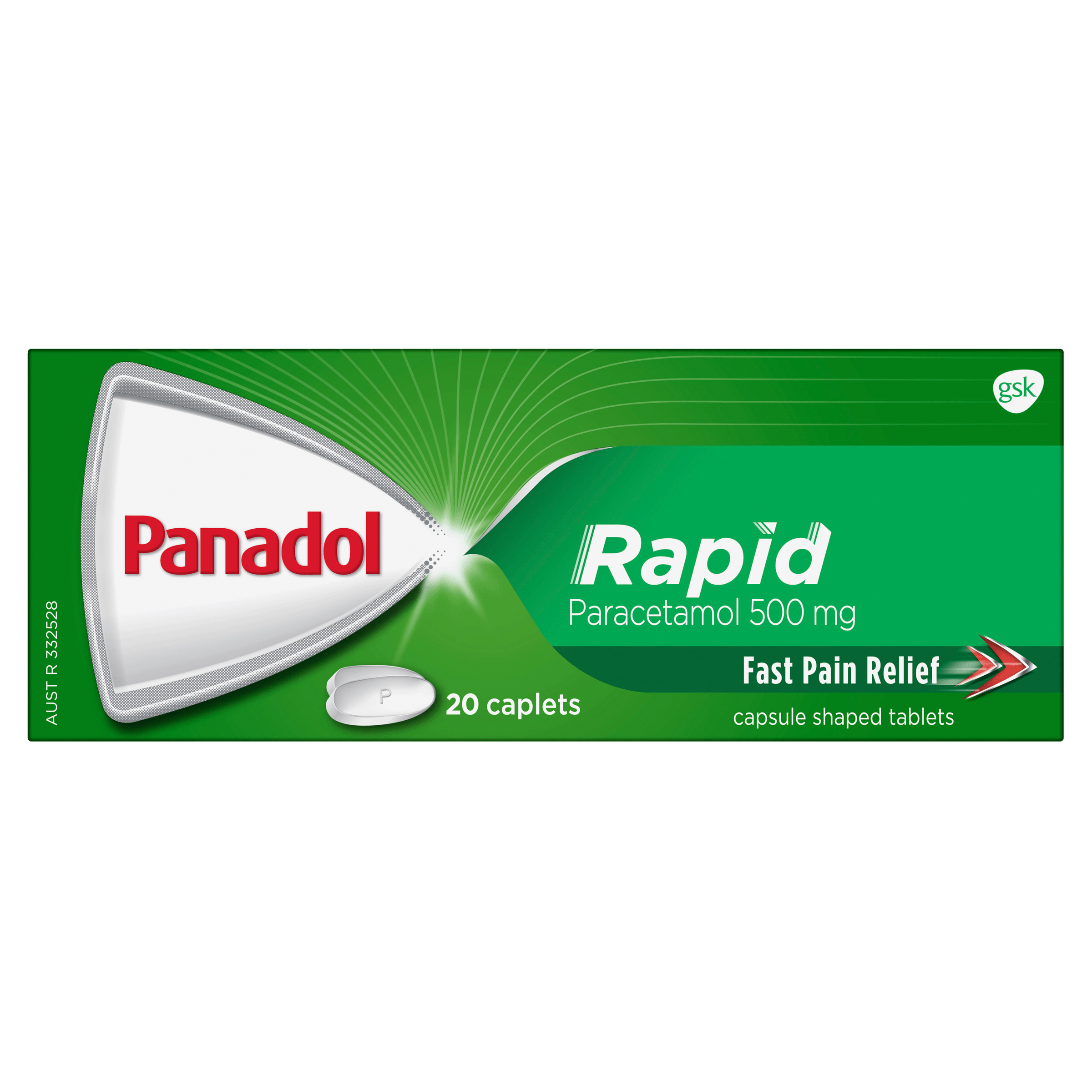 Panadol Rapid Pain Relief 20 Caplets