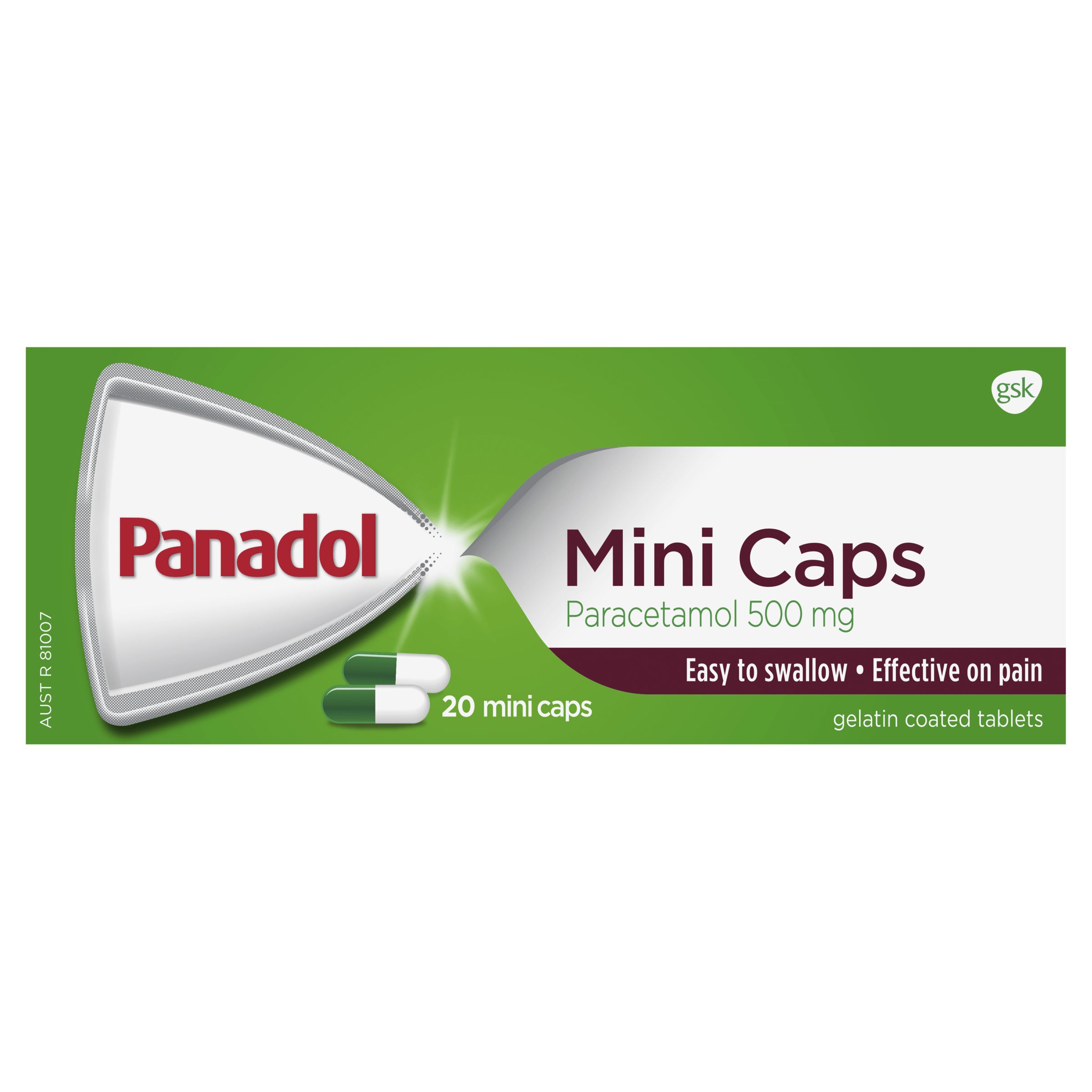 Panadol Pain Relief 16 Mini Caps