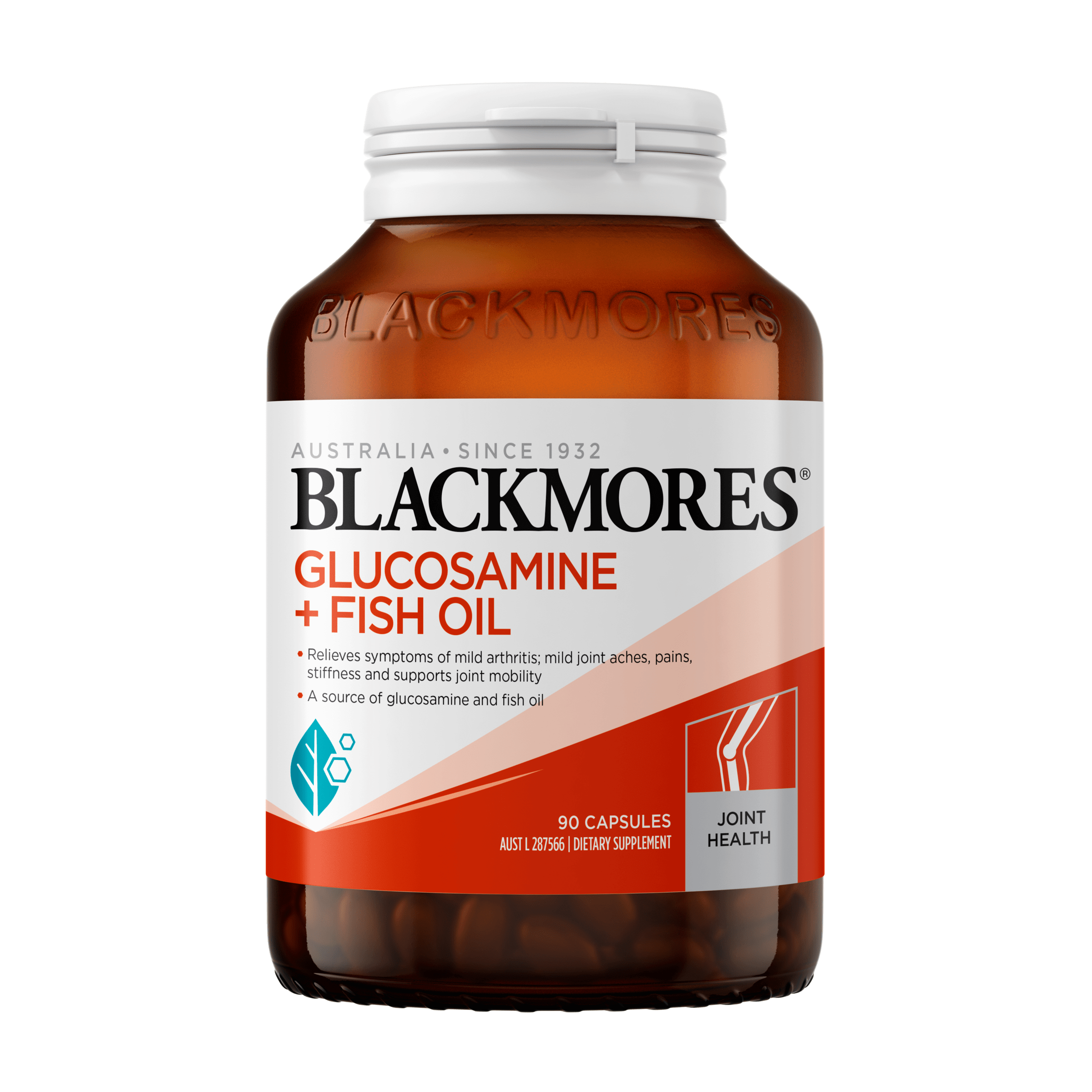 Blackmores Glucosamine + Fish Oil - 90 Capsules