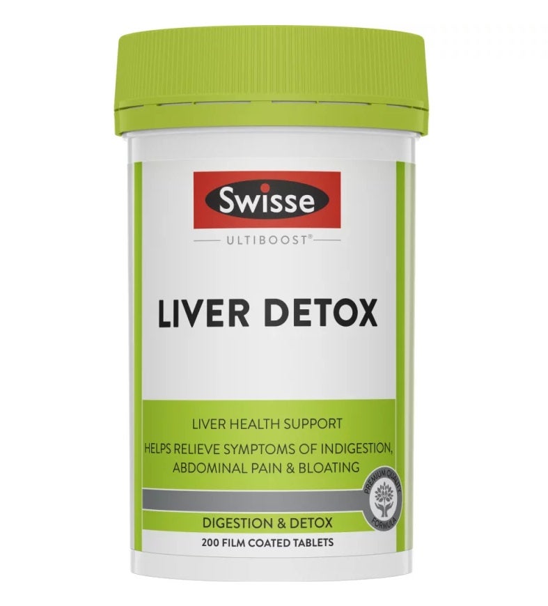 Swisse Liver Detox 200 Film Coated Tablets