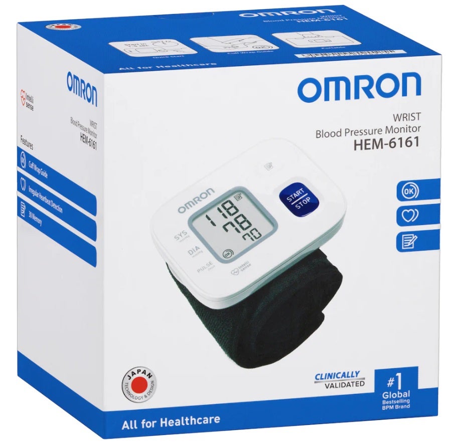 Omron HEM-6161 Wrist Blood Pressure Monitor
