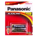 Panasonic AA Size Alkaline Batteries 2 Pack