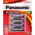 Panasonic AA Size Alkaline Batteries 4 Pack