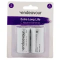 Endeavour C Size 1.5v Alkaline Battery 2 Pack