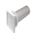 Easy Fit Through Wall Vent Kit White 100mm