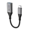 Alogic 15cm Super Ultra USB-C To USB-A Adapter - Space Grey