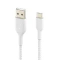 Belkin Braided USB-C Cable 1M - White