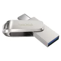 Sandisk Ultra Luxe Dual USB3.1/Type C Flash Drive Metal - 256GB - 150MB/s