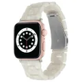 Casemate 42-44mm Apple Watch Linked Band White Pearl Acetate