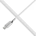 Cygnett Armored 2.0 USB-C to USB-C (5A/100W )Cable 1M -White