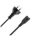 Pudney & Lee NZ 2 Pin Plug to Fig8 REV Socket Power Cord 1.5m