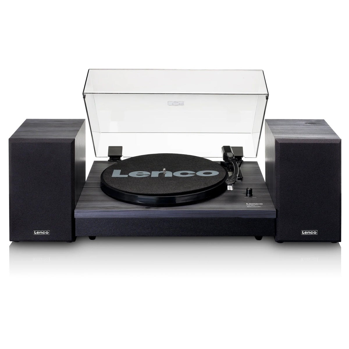 Lenco Turntable with Bluetooth and External Speakers - Black