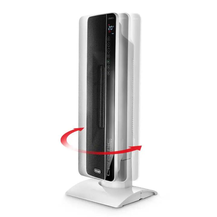 Delonghi 2400W Ceramic Tower Fan Heater with Silent Plus Function