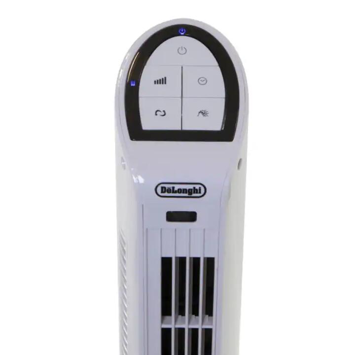 Delonghi Tower Fan 3 Speed White