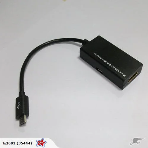 Samsung Galaxy S 2 USB to HDMI Cable MHL Default