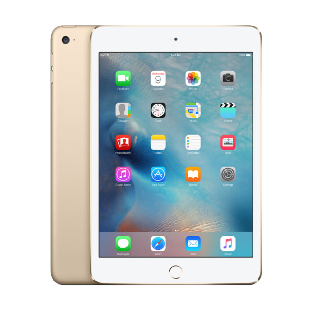 Apple iPad Mini 4th Gen (A1550) 7.9" 128GB - Wi-Fi + Cellular - Gold Tablet
