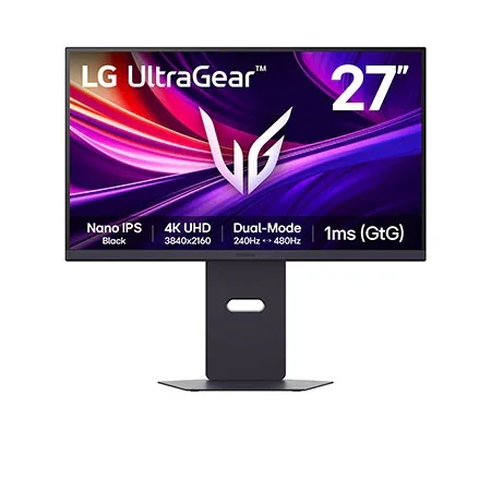 LG UltraGear 27-inch 240Hz UHD 4K Nano IPS Black Gaming Monitor 1ms (GtG), DP 2.1, DisplayHDR 600 - 27G850A-B