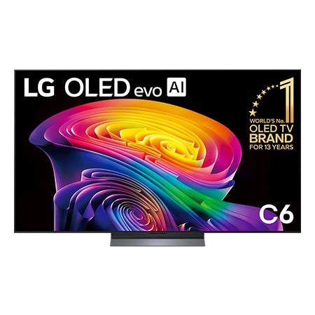 65 Inch LG OLED evo AI C6 4K Smart TV 2026 - OLED65C6PSA