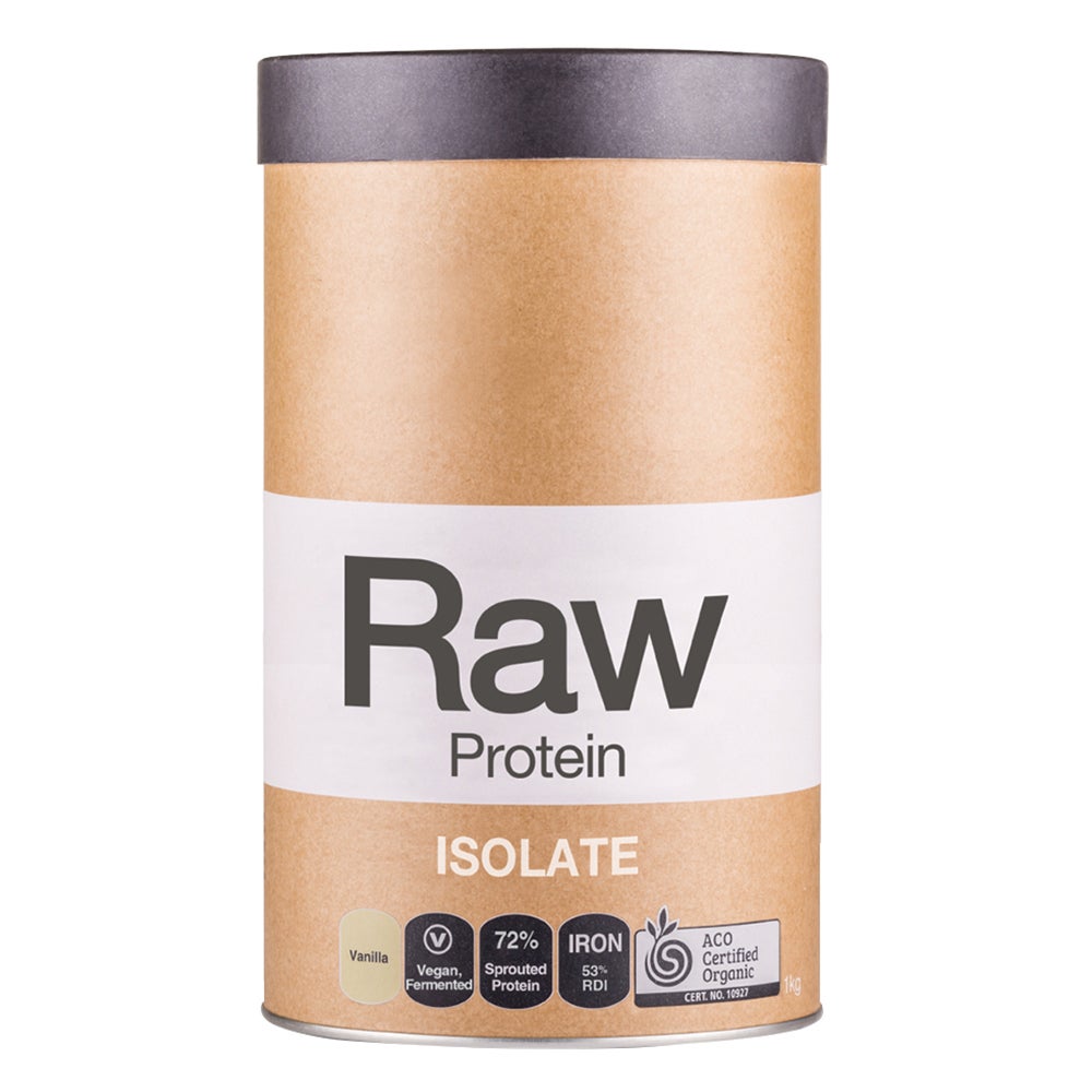Amazonia Raw Protein Isolate Powder Vanilla 1 kg