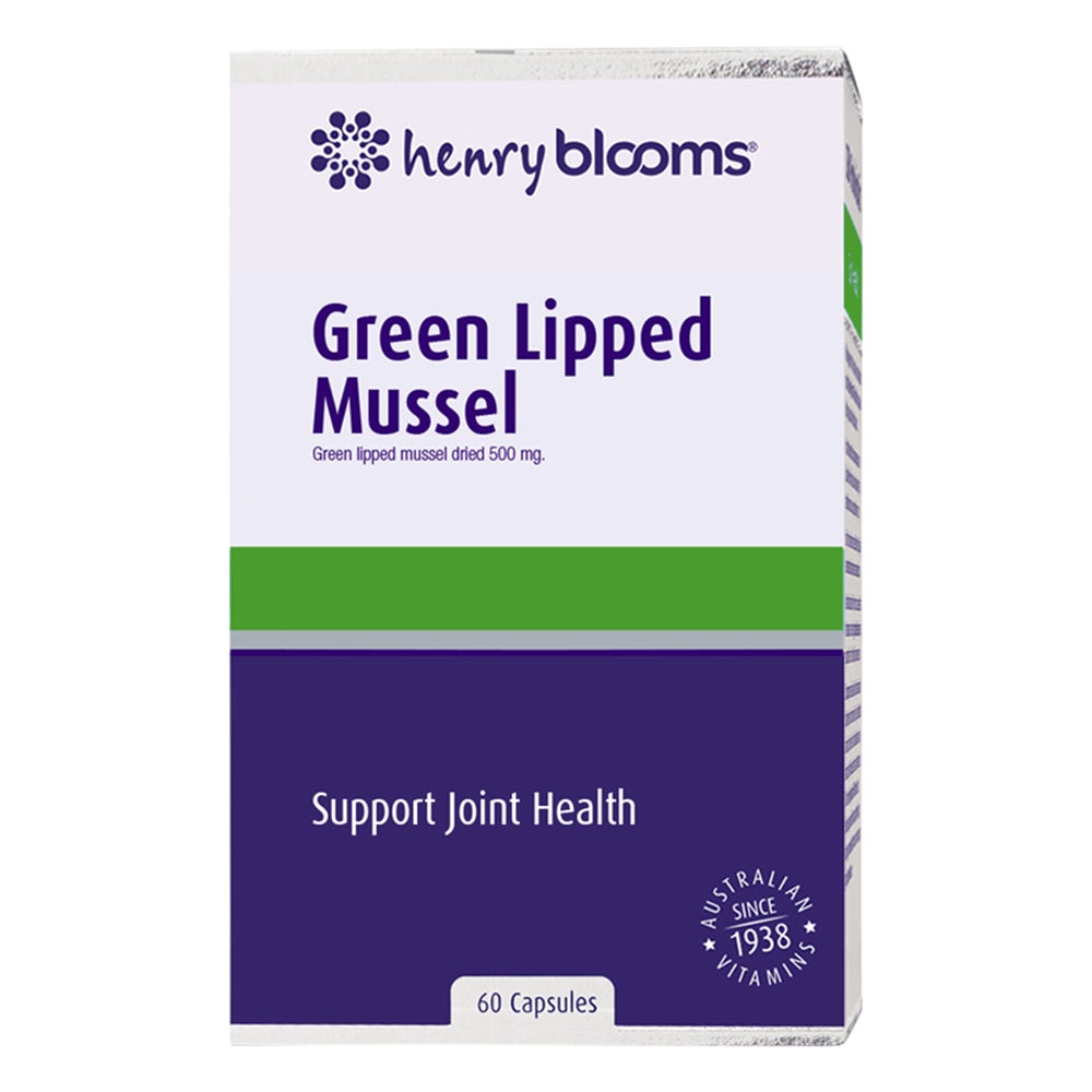 Henry Blooms Green Lipped Mussel 60 Capsule